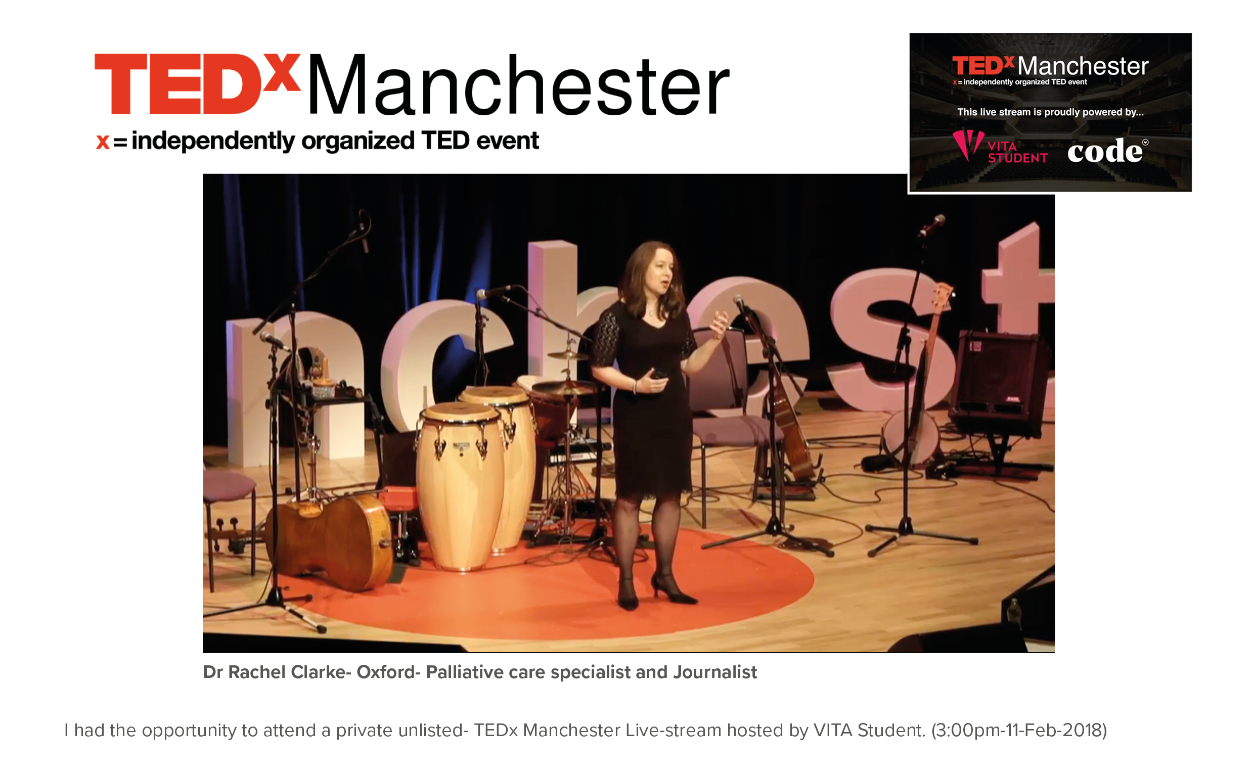 TEDx manchester 2018